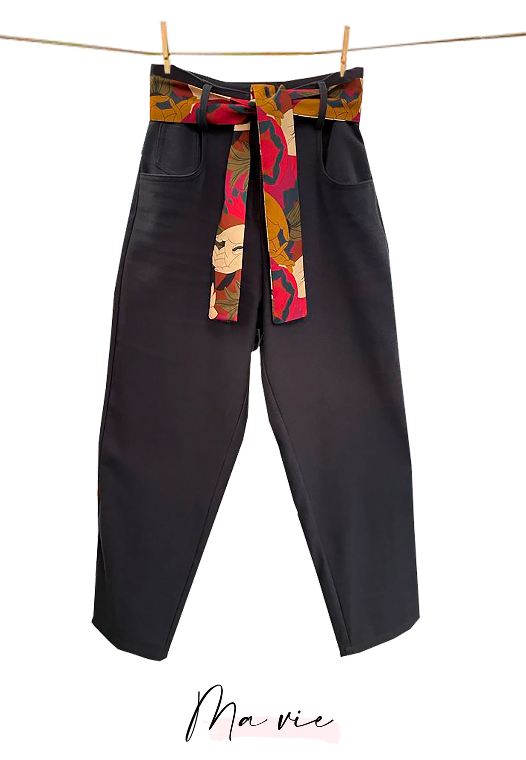 PANTALONE IN CANAPA E COTONE